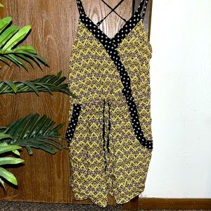 Small Yellow/Black Romper
